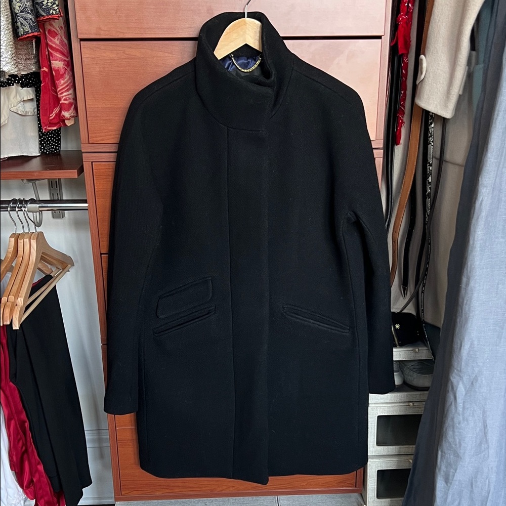 J. Crew wool cocoon coat - Italian Stadium Cloth